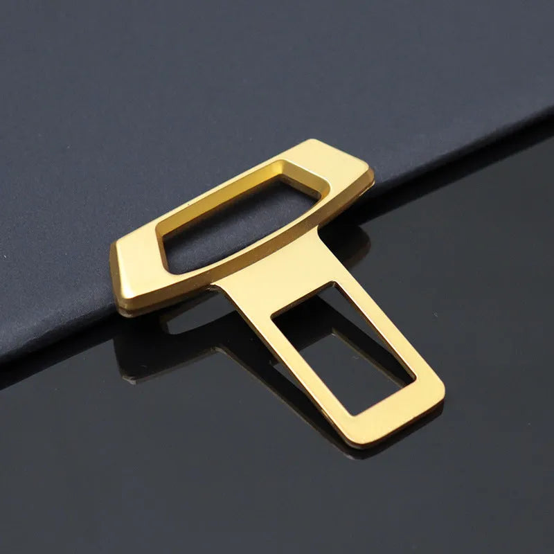 Metal car door silencer insert in matte black, gold, and silver colour options