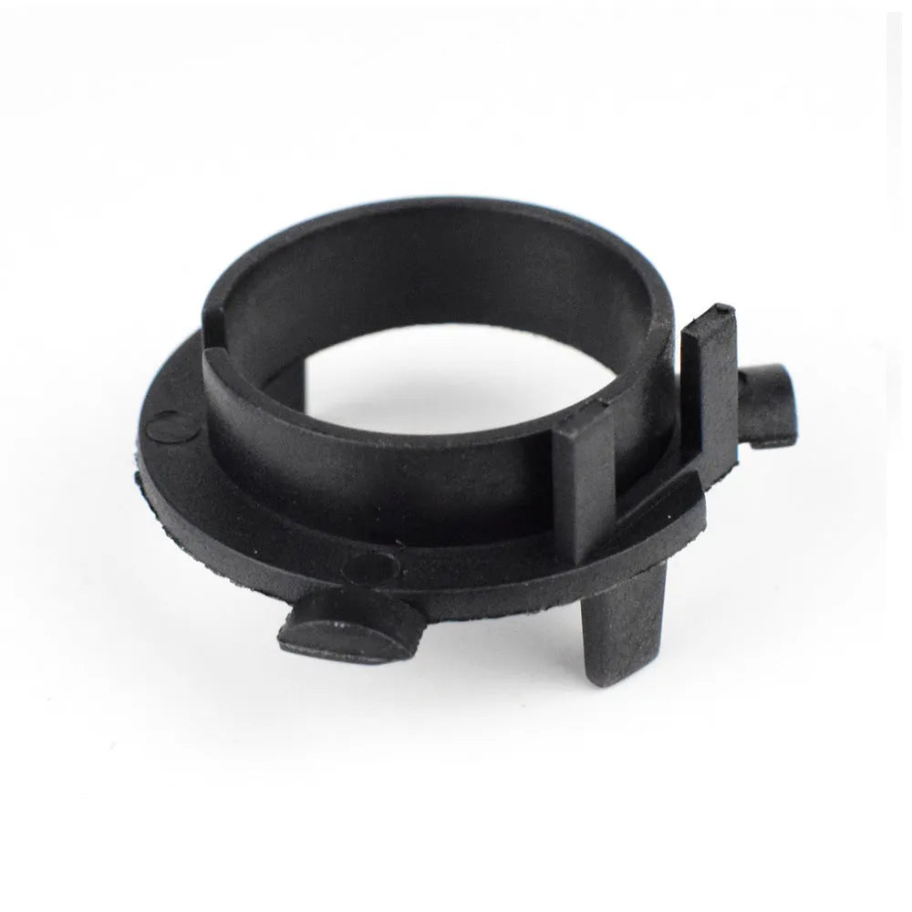 ABS plastic car LED headlight card holder measuring 3.8 by 3.7 by 1 centimetres