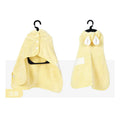 Blue pet drying bathrobe wrap for cats and dogs, absorbent towel with size S dimensions
