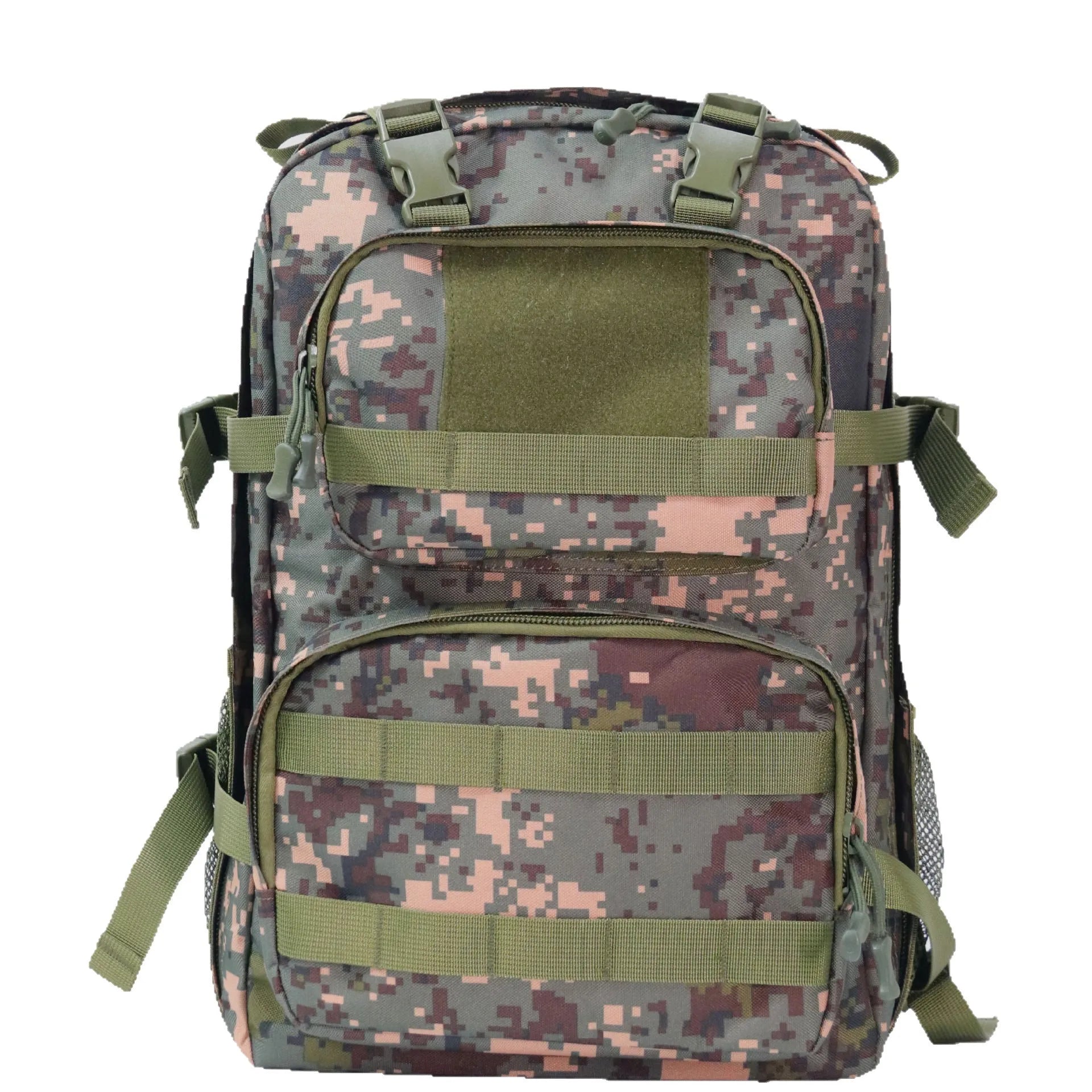 Camouflage waterproof men's rucksack made of Oxford cloth with air pillow belt, 30x15x46cm