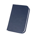 LED mini folding table lamp with parchment lampshade in book shape, USB powered, pull wire switch, blue colour
