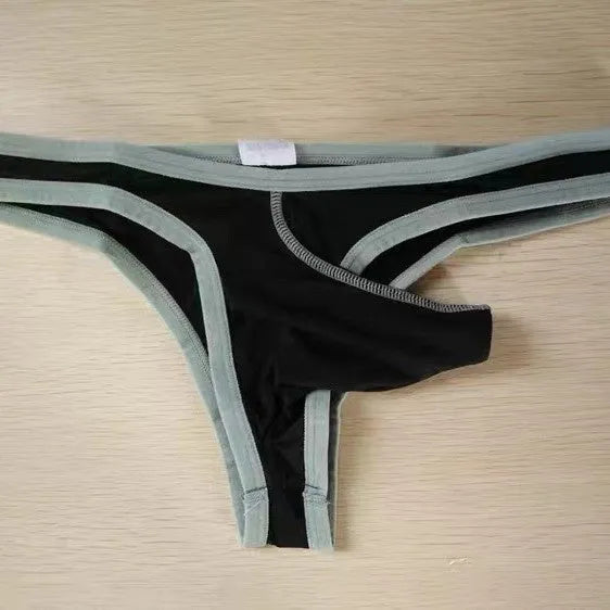 Men's Ice Silk briefs in various colours showing sizes M, L, and XL.