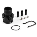 Black and titanium aluminium vacuum adapter tee for second generation engine vacuum systems