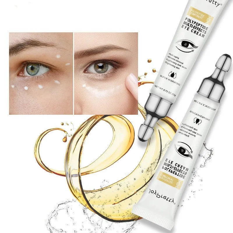 20g peptide eye cream in tube for dark circles and puffiness treatment
