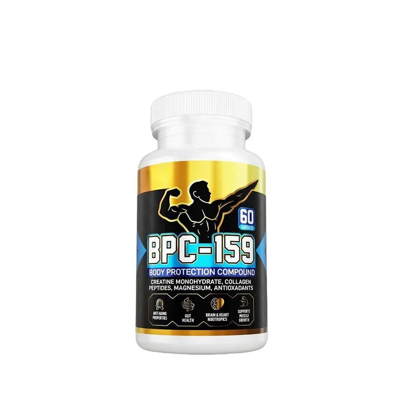 One bottle of body supplements capsules for energy support nutritional supplementation