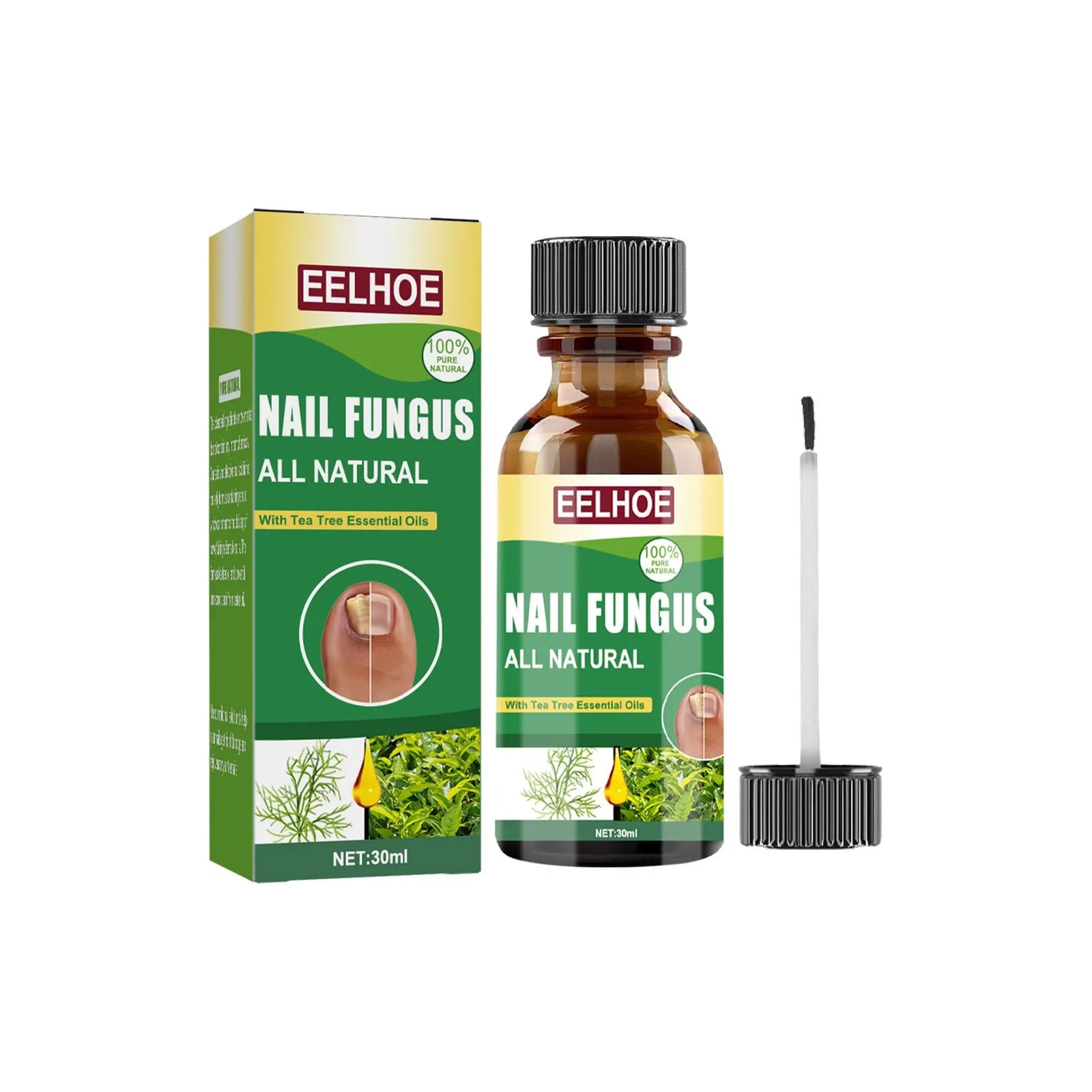 30ml tea tree oil nail repair treatment bottle for thickened toenails and fingernails