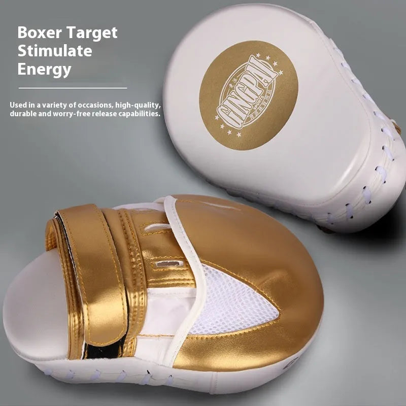 Vertical golden PU boxer sanda baffle target for martial arts training