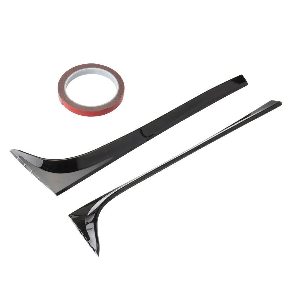 Glossy black rear window spoiler wing for Volkswagen Golf 7 MK7 with ABS construction