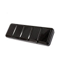 Empty square tinplate paint box for solid watercolours with folded compartments.
