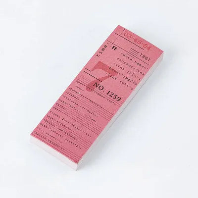 Creative Vintage Writable Pad City Notes notebook set with two sizes, 100 pages each, six cover colours, in OPP bag