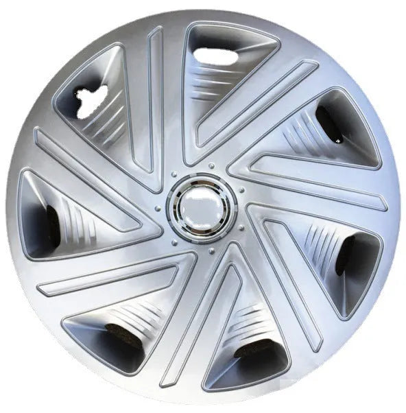 Universal silver ABS plastic wheel hub cover for 13-16 inch car wheels