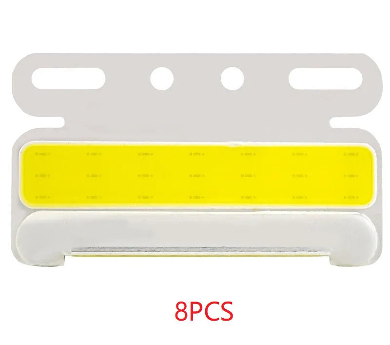 Truck side light with COB LED technology in 12V and 24V versions for ground tyre illumination
