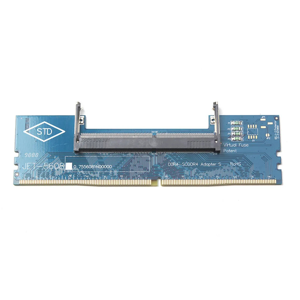 DDR4 laptop to desktop memory adapter card with included memory stick