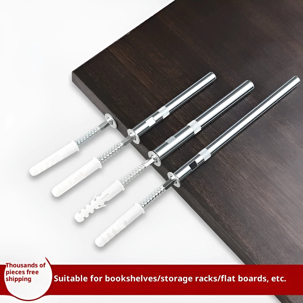 Galvanised steel hidden shelf support nail for minimalist floating bookshelf, 10x100mm or 10x160mm size