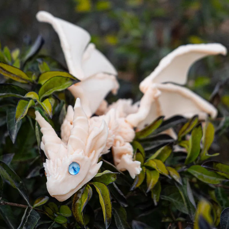 Red and gold printed PLA dragon wings costume prop toy