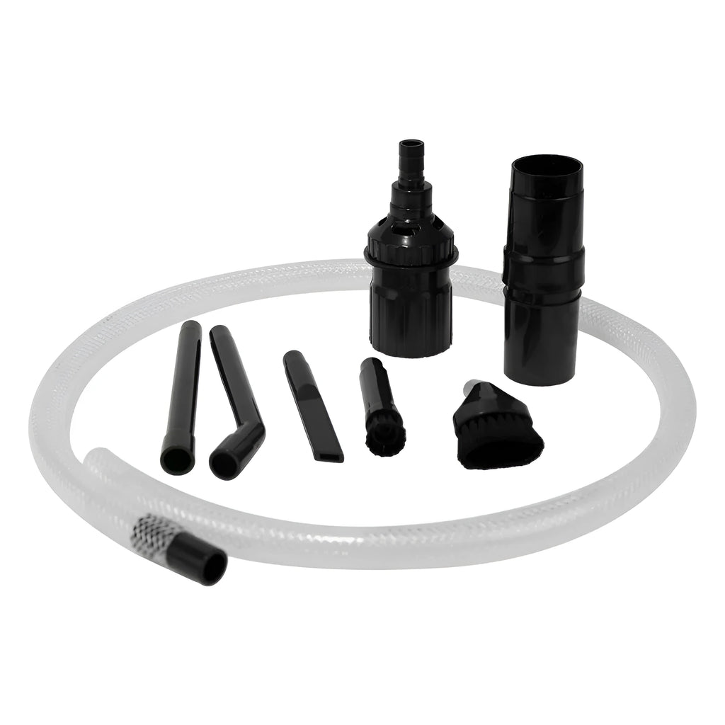 Eight-piece vacuum cleaner small suction head accessory set for cleaning areas under 10 square metres.