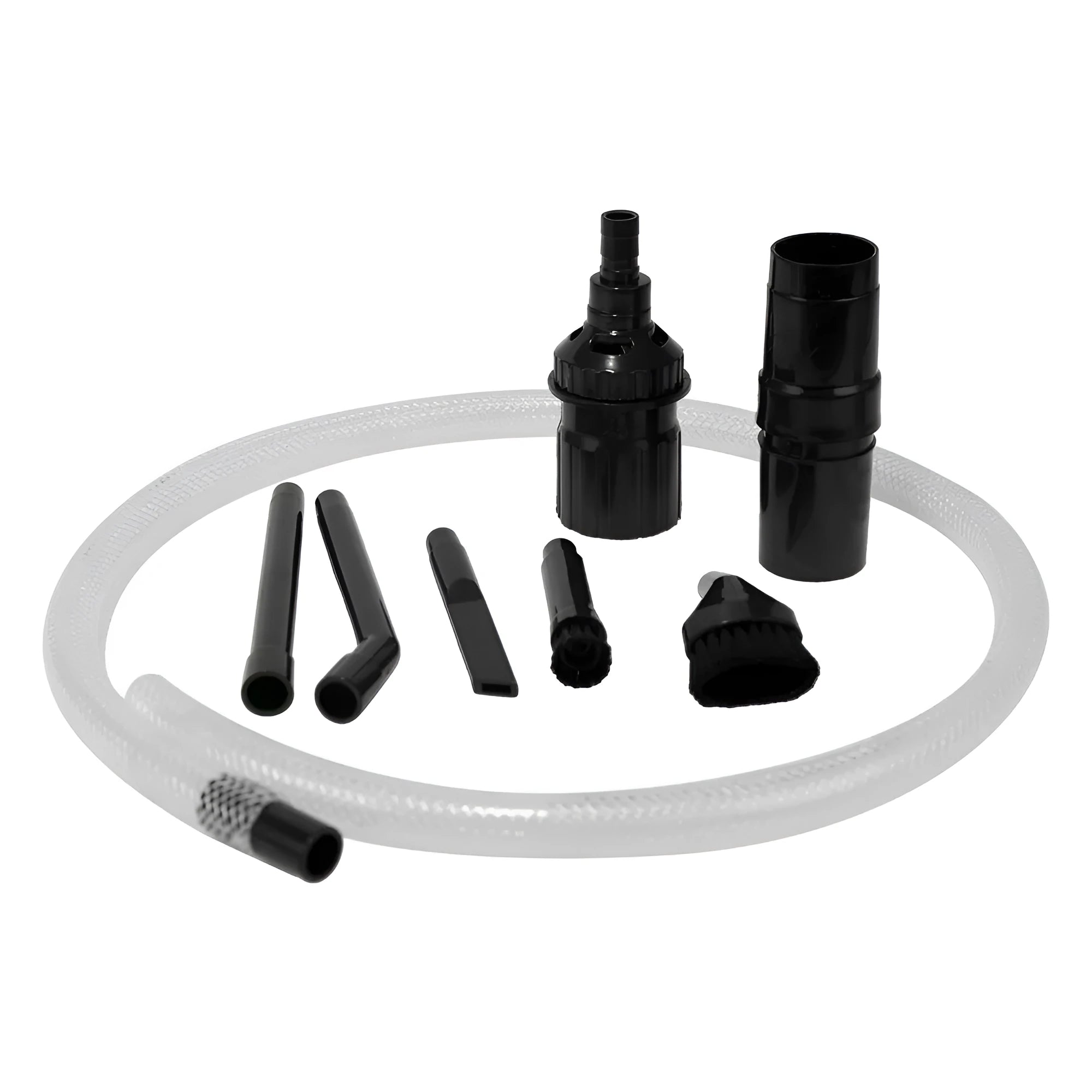 Eight-piece vacuum cleaner small suction head accessory set for cleaning areas under 10 square metres.