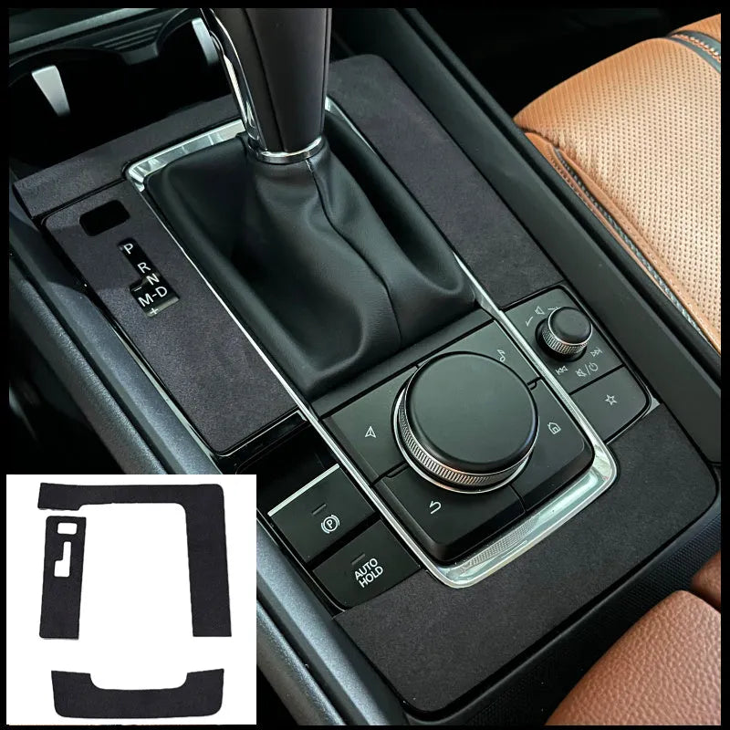 Aluminium alloy decorative stickers for car steering wheel buttons in brushed red, silver, and blue colours