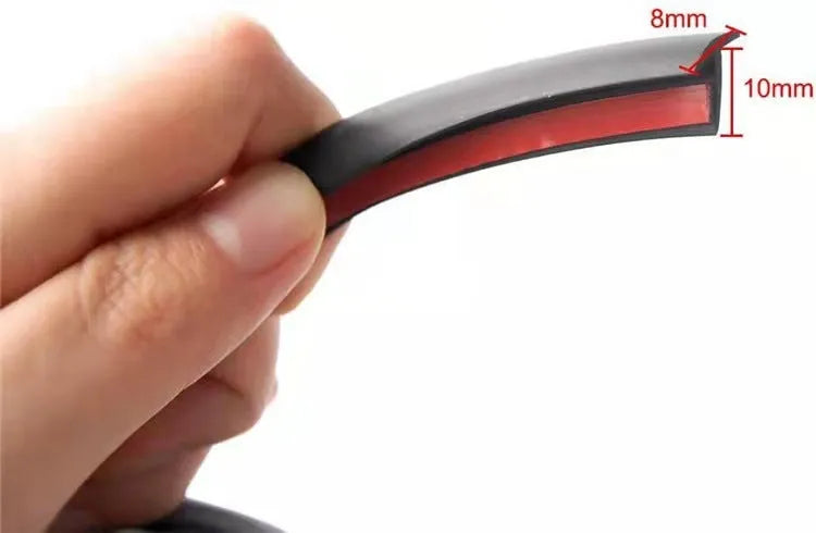 Universal black and white TPE rubber seal strip for car gap filling and surrounding applications