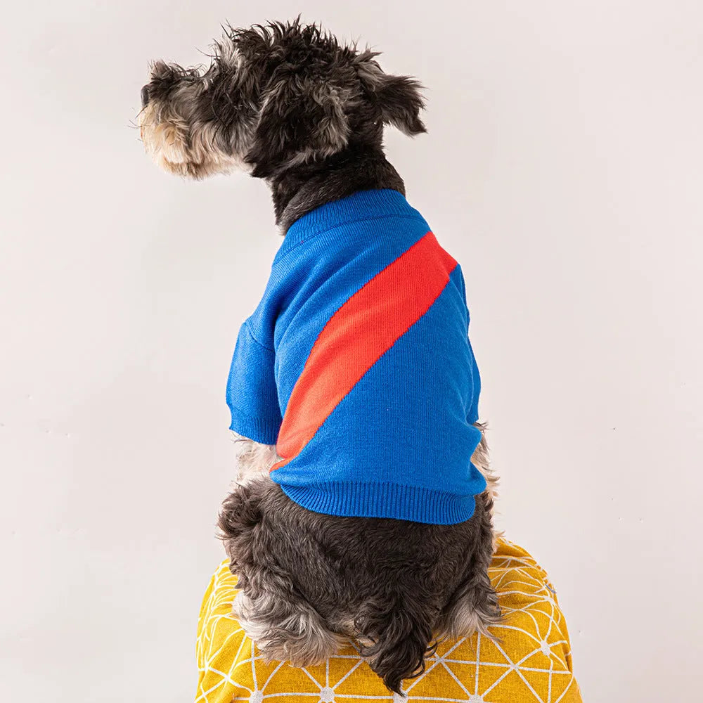 Casual wool dog jumper for Corgis and Poodles in various colours and sizes.
