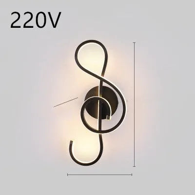 Nordic style LED wall lamp with a silicone shade mounted on a bedroom wall