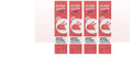 Pack of cat treat strips in four flavour varieties including chicken catgrass and salmon astaxanthin.