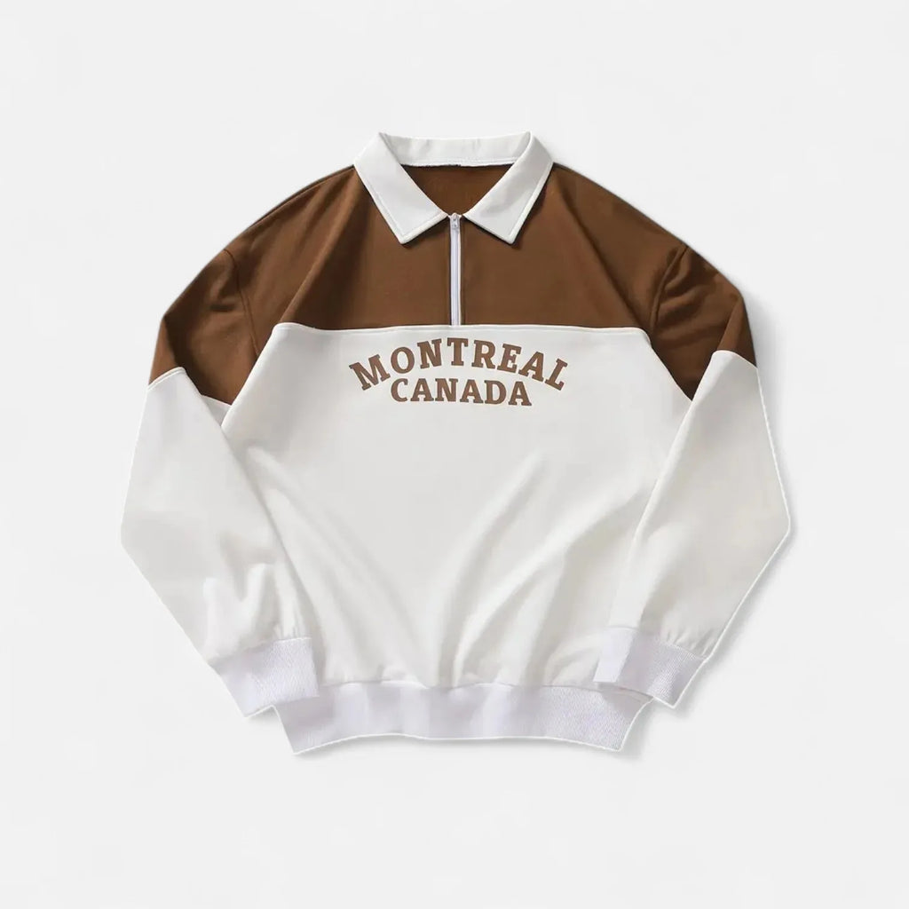 3D digital print stand collar pullover sweater in autumn winter colours long sleeve polyester fibre