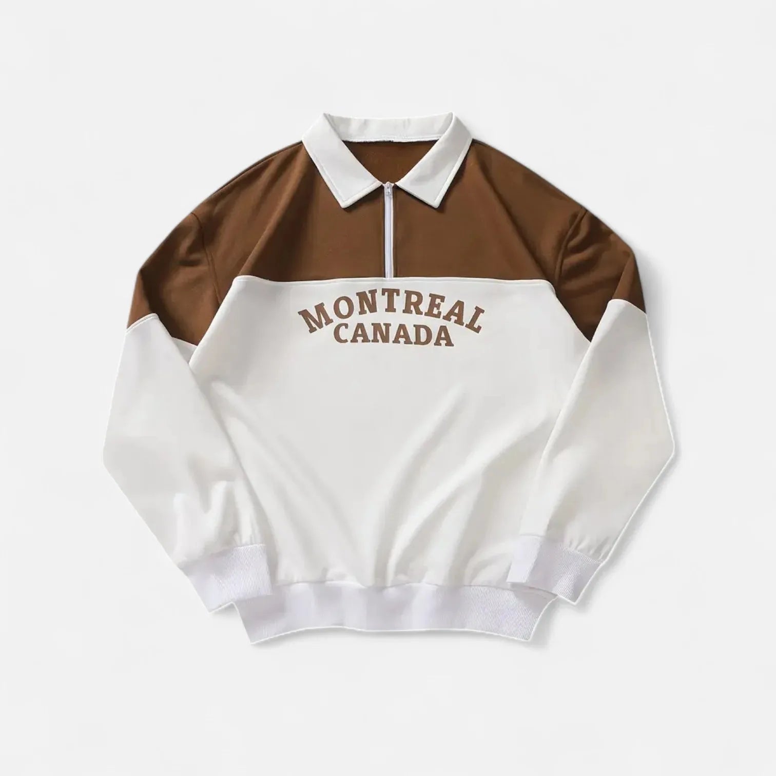 3D digital print stand collar pullover sweater in autumn winter colours long sleeve polyester fibre