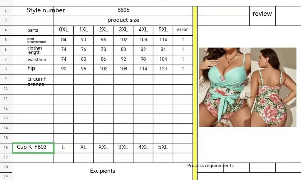 Plus size women's one-piece swimsuit with lace-up front and leopard print design.