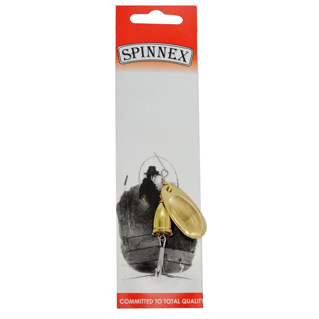 R composite rotating sequins copper bell fishing lure in seven colour options including gold, silver, and rose gold