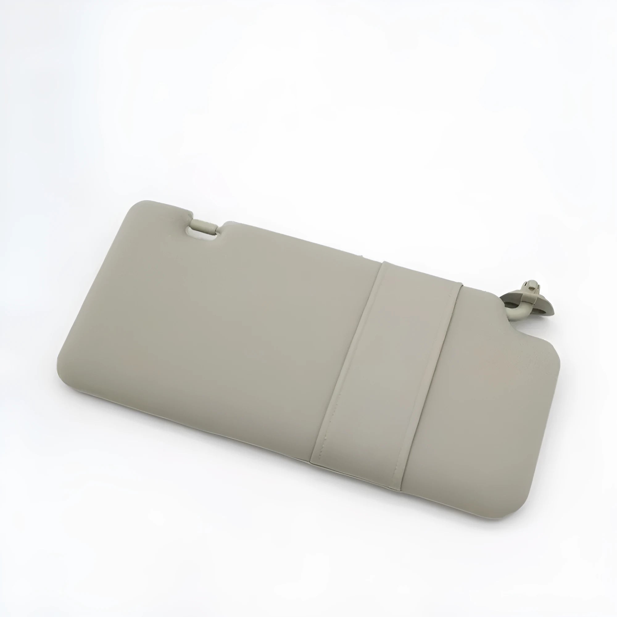 Beige Nissan Lida sun visor replacement with cosmetic mirror for 2005-2012 models
