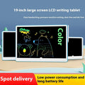 19-inch LCD drawing board for children with rechargeable battery and clear button