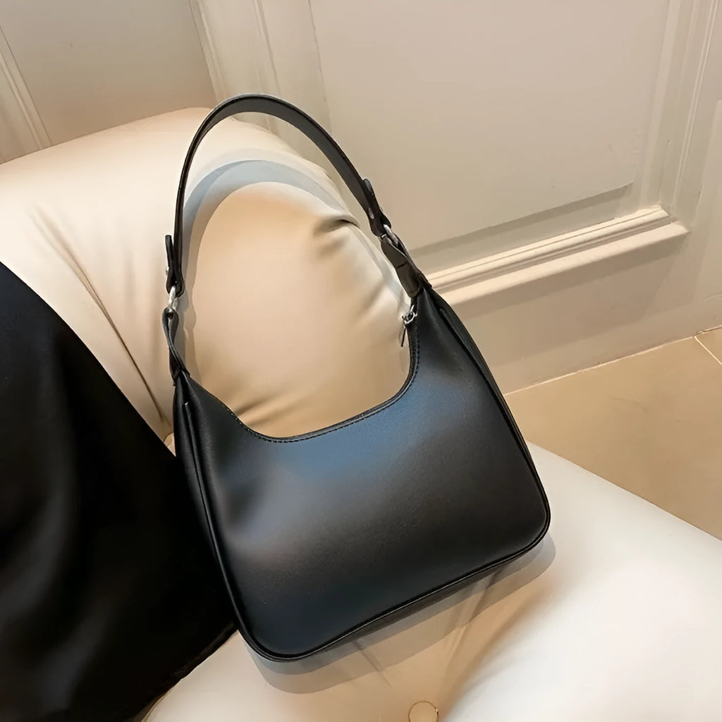 French handheld mini tote bag in 039 White colour made from polyester
