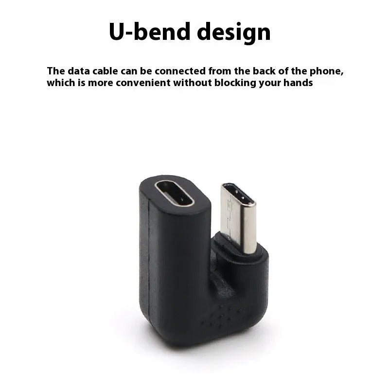 15cm USB male to female extension cable adapter with plastic U-bend housing