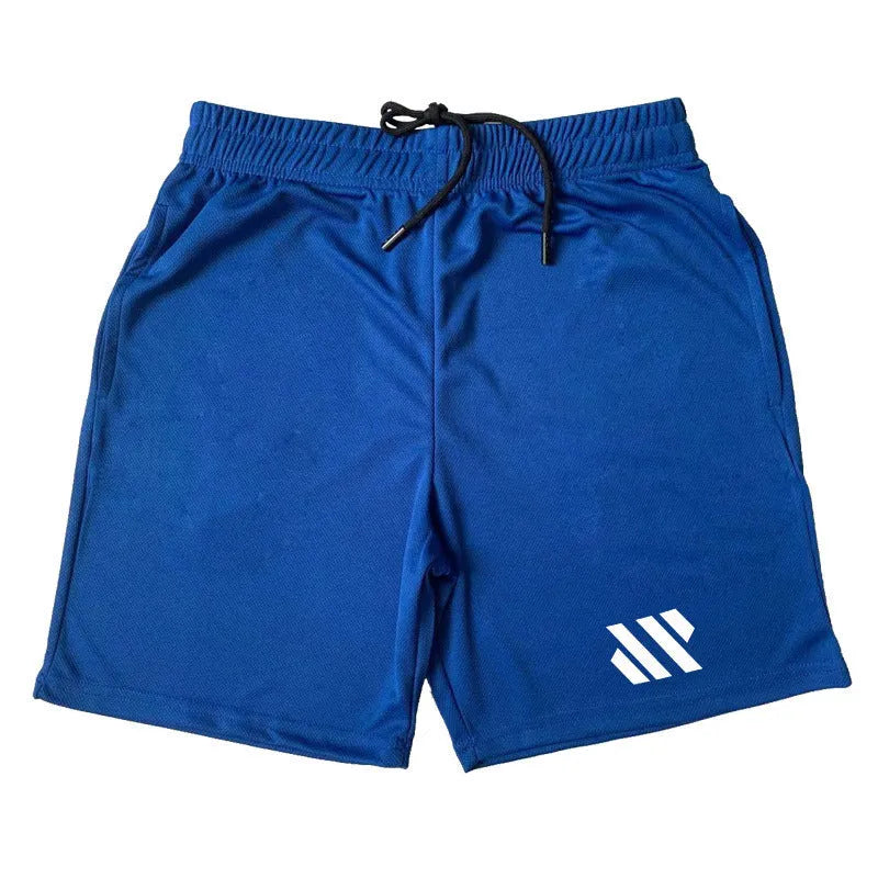Metal silk fabric sports shorts in various colours for summer running and athletic wear