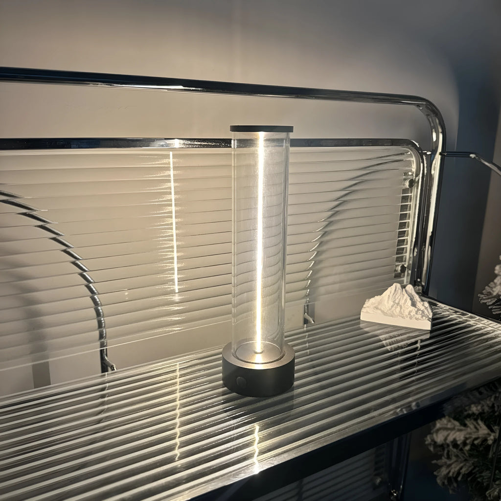 USB rechargeable magnetic LED night light strip measuring 53mm by 234mm