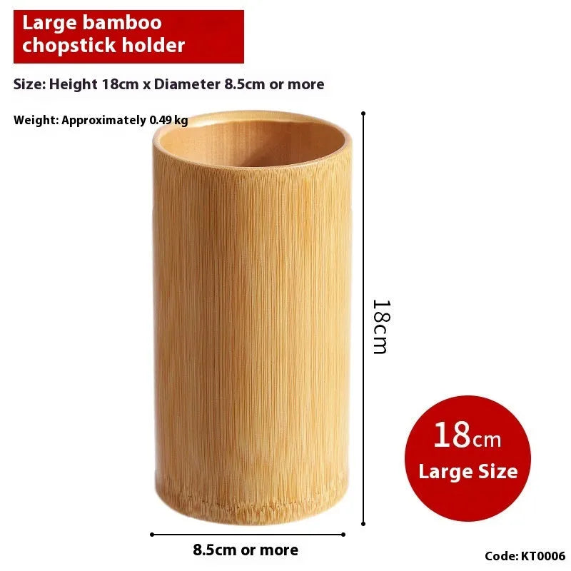 Wild bamboo chopsticks holder in multiple style variants showing different sizes and designs