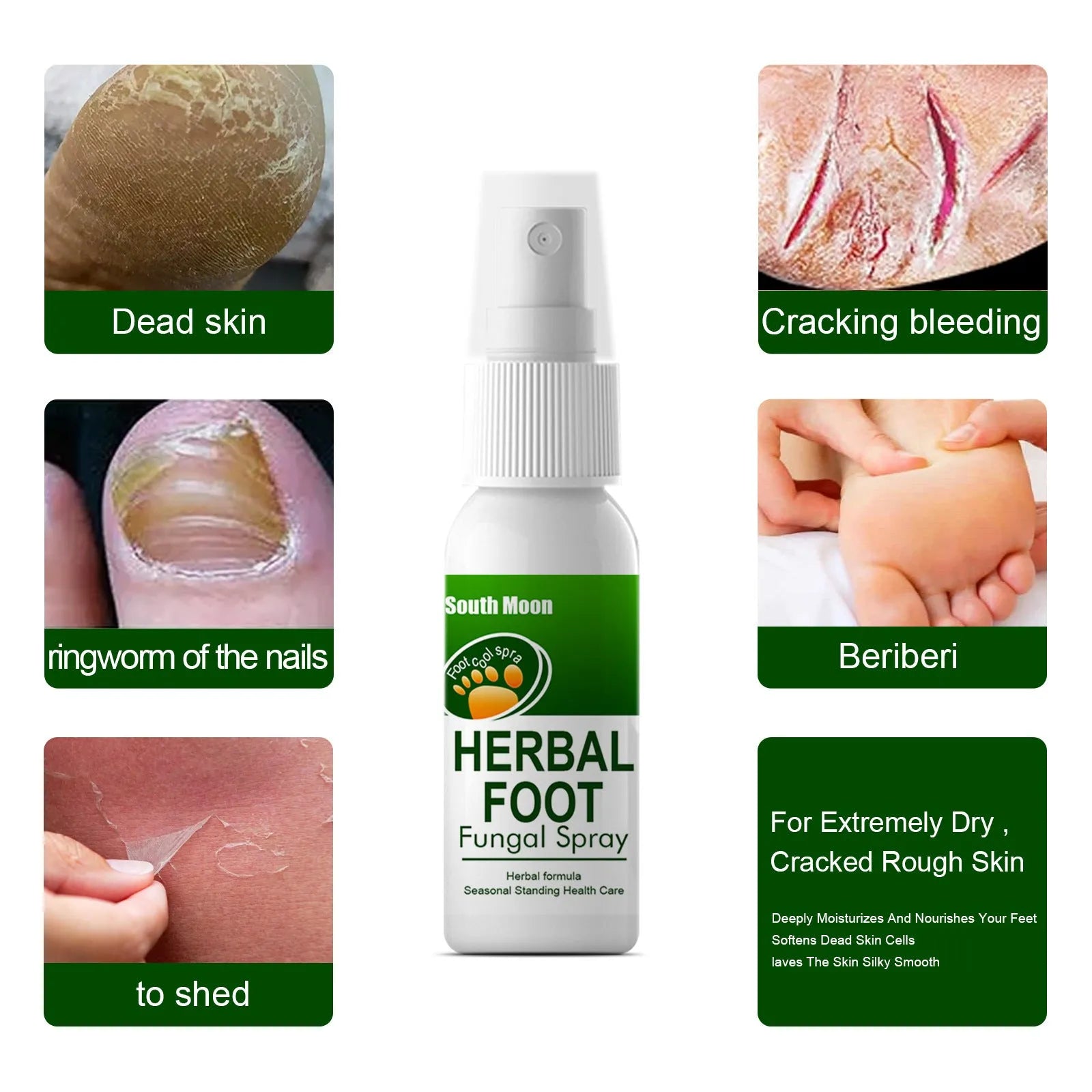 30ml bottle of foot nourishing and hydrating care spray.