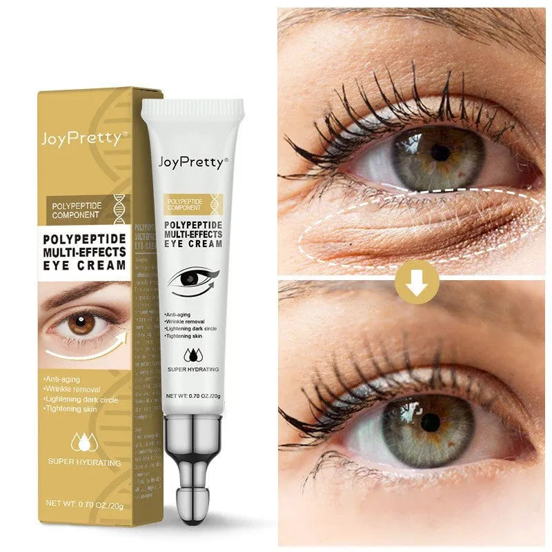 20g peptide eye cream in tube for dark circles and puffiness treatment