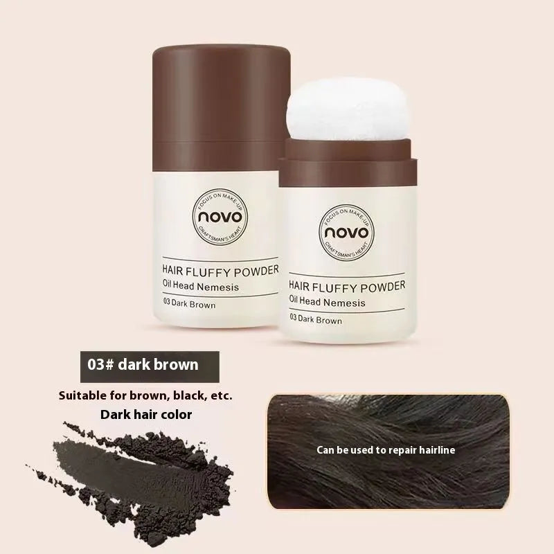 Veejaqa mattifying face powder compact in transparent, brown, and dark brown shades for oil control.