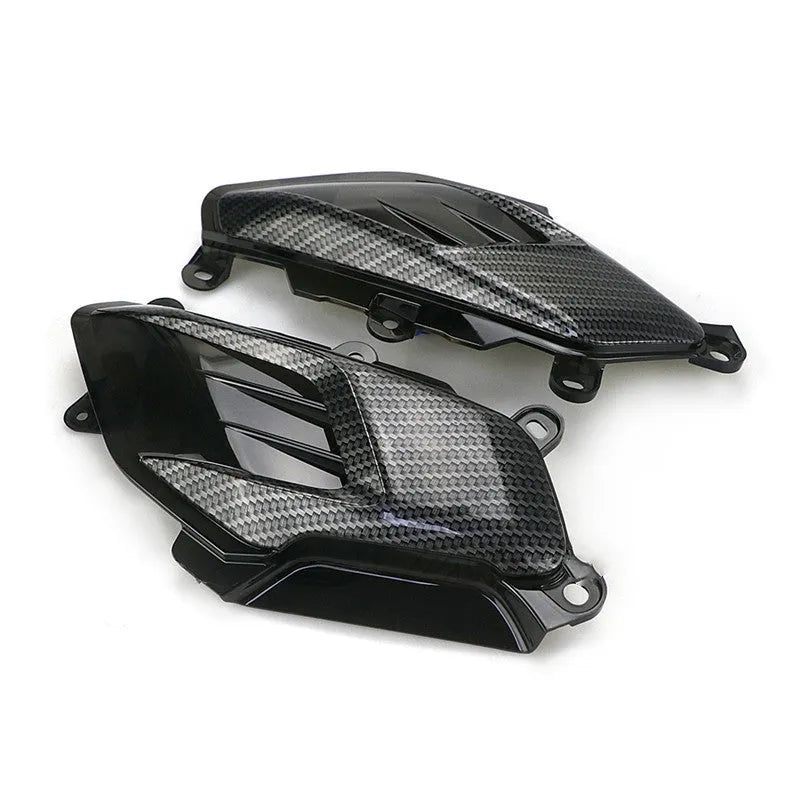 Pair of Yamaha NMAX carbon fibre LED side lamps for 125 and 155 models.