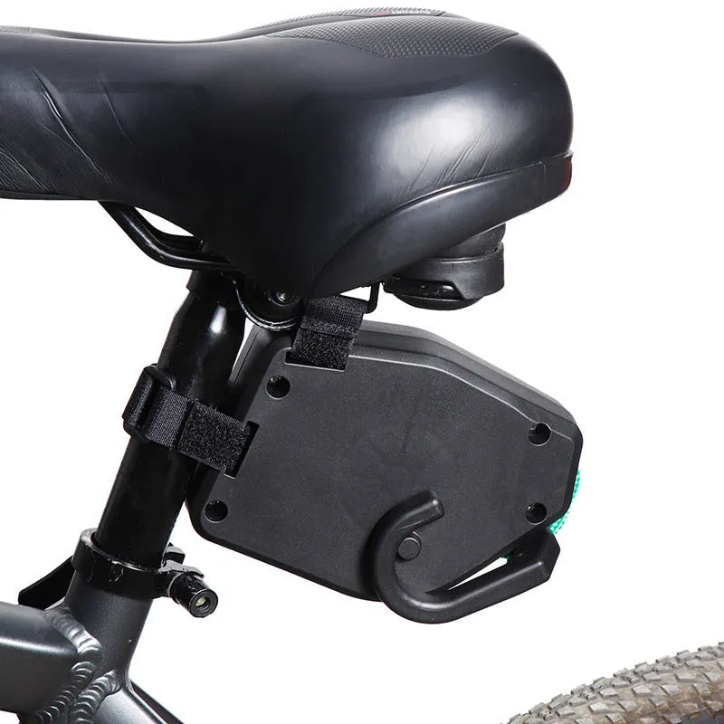 Black plastic parent-child bicycle trailer rope traction device for mountain bikes