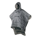 Outdoor cloak sleeping bag wearable camping blanket in Army Green or Grey colours