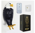 Injection moulded night light with ABS shade, showing owl and eagle silhouette designs for wall decor