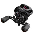 Fishing rod spinning reel with drip wheel lure mechanism and rocking wheel line guide