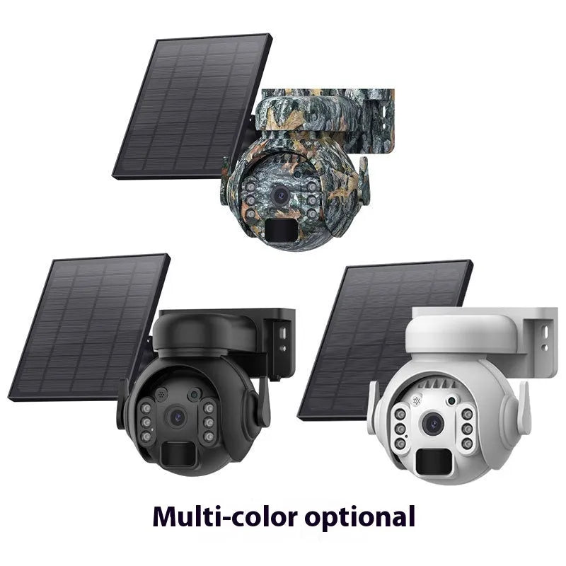 3 million pixel solar security camera with full-colour night vision in white, black or camouflage