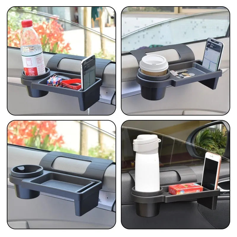 Car multifunction storage box hanging on door trim plastic car interior organiser black or grey colour