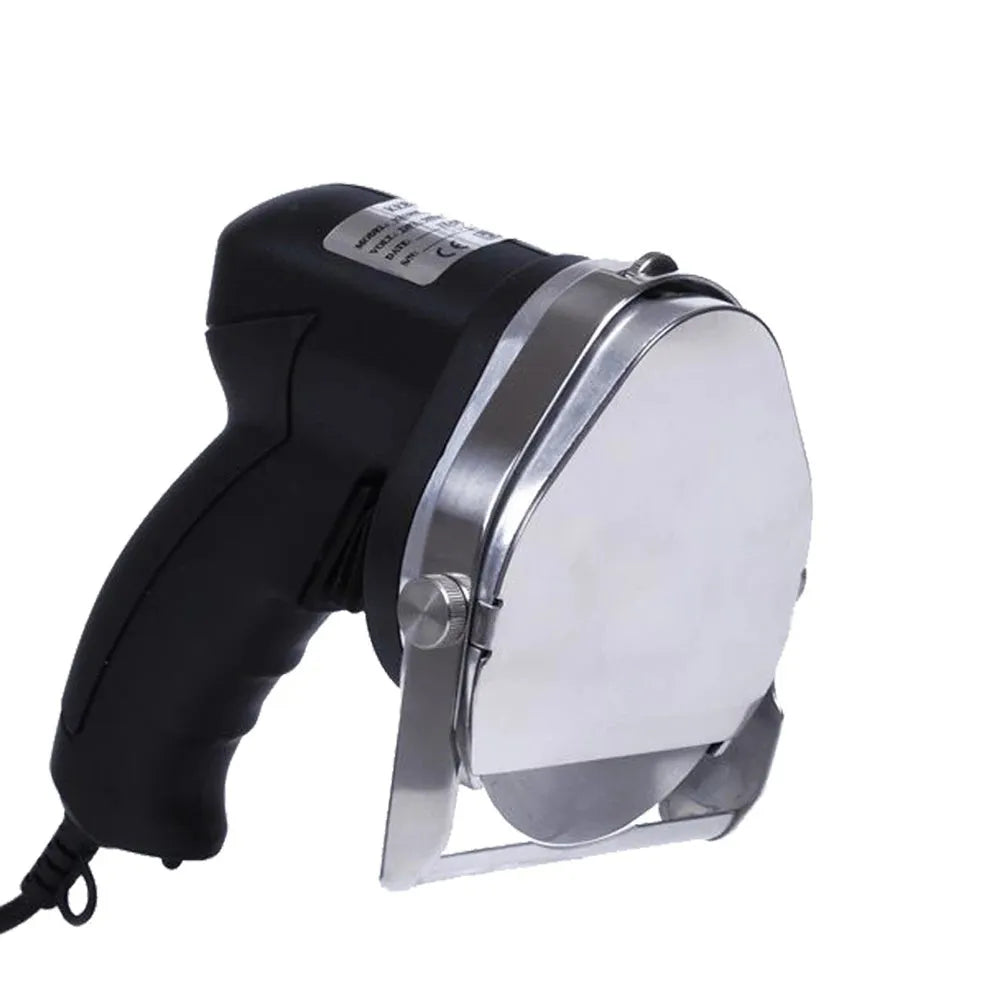 Black KS-100E electric meat cleaver with EU plug for turkey barbecue preparation