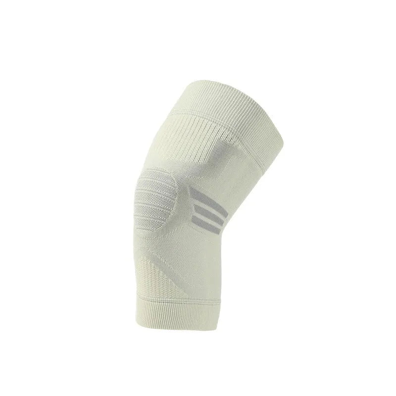Sports knee pads in polyester fibre for aerobics and basketball protection in five colour options