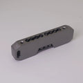 Creative outdoor EDC pocket tool set with metal alloy body and multiple heads in black and gray options